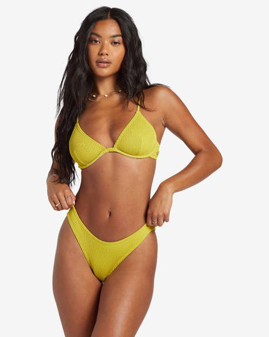 Billabong Billabong Dames Summer High Hike Bikini Bottom Tart Lime