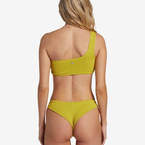 Billabong Billabong Dames Summer High Tanga Bikini Bottom Tart Lime