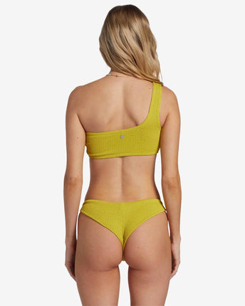 Billabong Billabong Dames Summer High Tanga Bikini Bottom Tart Lime