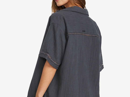 Billabong Billabong Dames Summers End Woven Shirt Black Sands