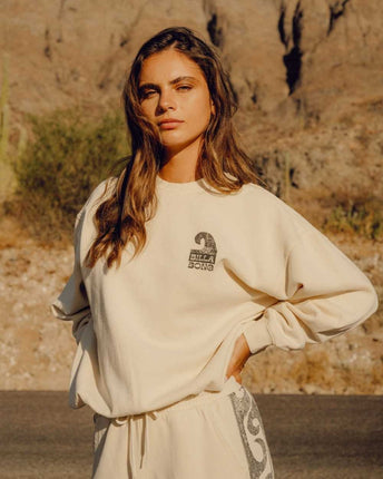 Billabong Billabong Dames Sun Wave Livin Kendal Sweater Whitecap