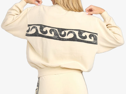 Billabong Billabong Dames Sun Wave Livin Kendal Sweater Whitecap