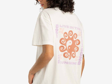 Billabong Billabong Dames Sunshine Living Tee Salt Crystal