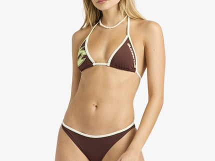 Billabong Billabong Dames Supalove Tropic Bikini Bottom Choc Chip