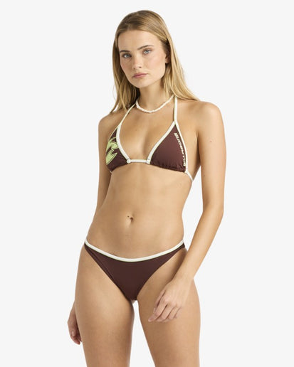 Billabong Billabong Dames Supalove Tropic Bikini Bottom Choc Chip