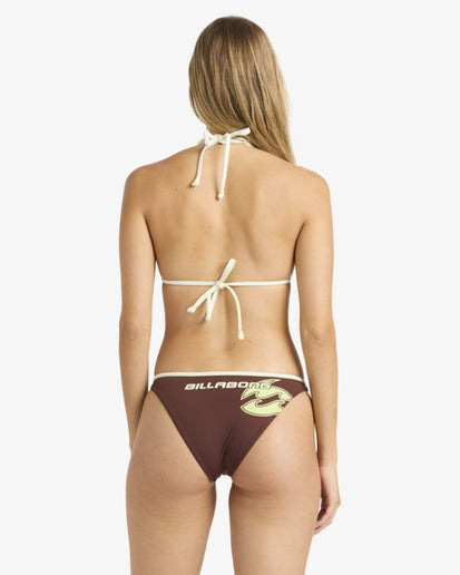 Billabong Billabong Dames Supalove Tropic Bikini Bottom Choc Chip
