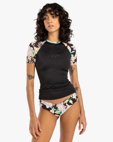Billabong Billabong Dames Surf Capsule SS Lycra Black Multi