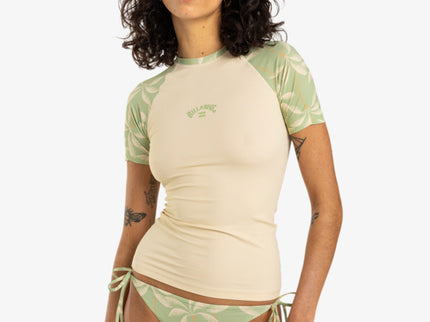 Billabong Billabong Dames Surf Capsule S/S Lycra Whitecap