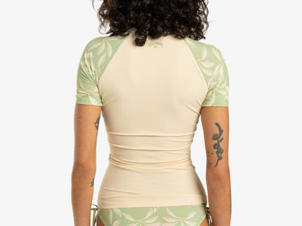 Billabong Billabong Dames Surf Capsule S/S Lycra Whitecap