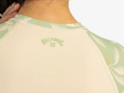 Billabong Billabong Dames Surf Capsule S/S Lycra Whitecap