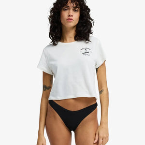 Billabong Billabong Dames Surf The Waves Tee Salt Crystal