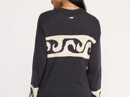 Billabong Billabong Dames Wave Fade Sweater Black Sands