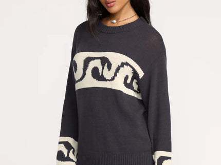 Billabong Billabong Dames Wave Fade Sweater Black Sands