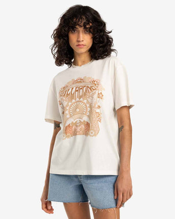 Billabong Billabong Dames Waves Of Change Tee Salt Crystal