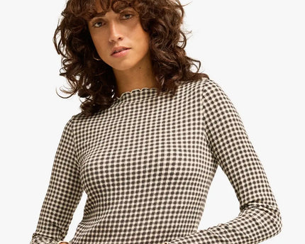 Billabong Billabong Dames Way Out Checks Top Black Pebble