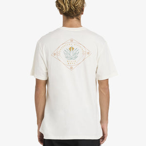 Billabong Billabong Heren A/Div Premium Tee Off White