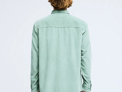Billabong Billabong Heren Bong Days Corduroy LS Shirt Blue Surf