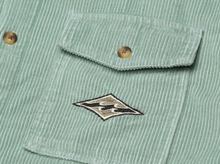 Billabong Billabong Heren Bong Days Corduroy LS Shirt Blue Surf