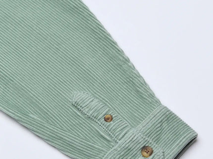 Billabong Billabong Heren Bong Days Corduroy LS Shirt Blue Surf