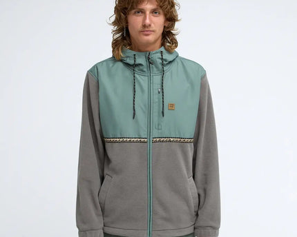 Billabong Billabong Heren Boundary Lite Zip Fleece Laurel Wreath