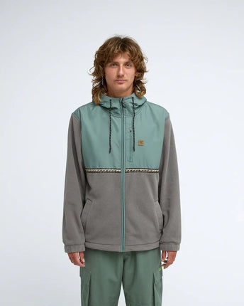 Billabong Billabong Heren Boundary Lite Zip Fleece Laurel Wreath