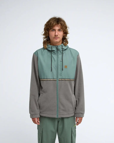 Billabong Billabong Heren Boundary Lite Zip Fleece Laurel Wreath
