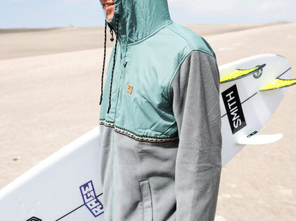 Billabong Billabong Heren Boundary Lite Zip Fleece Laurel Wreath
