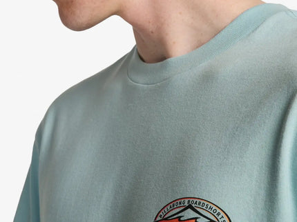 Billabong Billabong Heren Diamond Vision Tee Dusty Blue