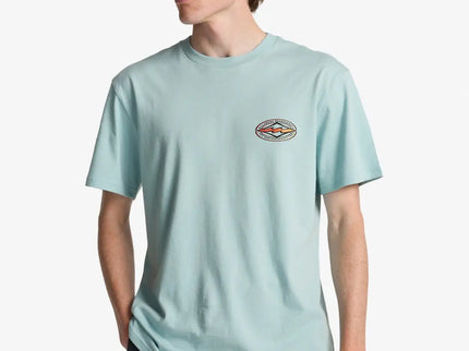 Billabong Billabong Heren Diamond Vision Tee Dusty Blue