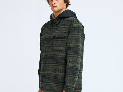 Billabong Billabong Heren Furnace Bonded Jacquard Flannel Black