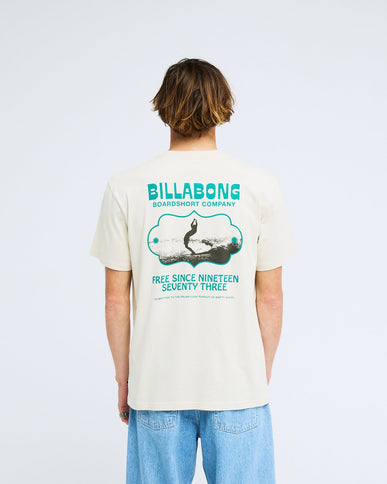 Billabong Billabong Heren Glance Tee Oatmeal