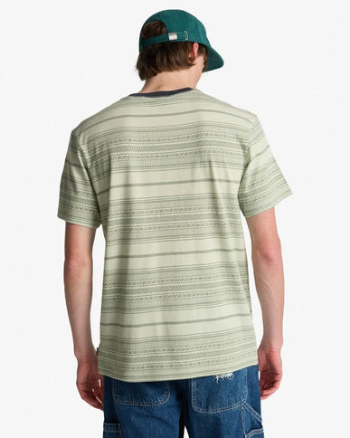 Billabong Billabong Heren Halfrack Tee Mist Green