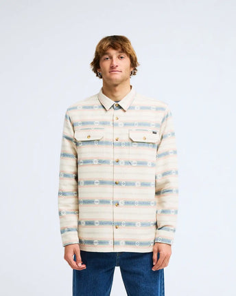 Billabong Billabong Heren Offshore Jacquard Flannel Oatmeal