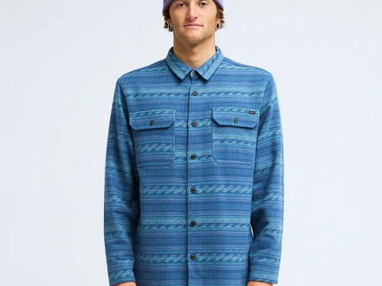 Billabong Billabong Heren Offshore Jacquard Flannel Real Teal