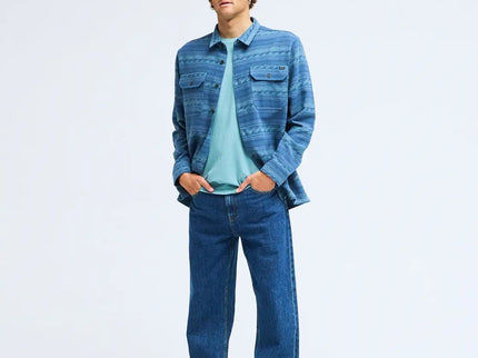 Billabong Billabong Heren Offshore Jacquard Flannel Real Teal