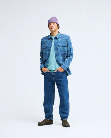 Billabong Billabong Heren Offshore Jacquard Flannel Real Teal