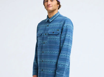 Billabong Billabong Heren Offshore Jacquard Flannel Real Teal