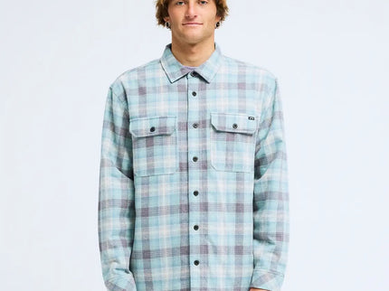 Billabong Billabong Heren Offshore Lined Overshirt Blue Shirt
