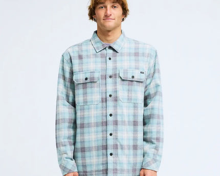 Billabong Billabong Heren Offshore Lined Overshirt Blue Shirt