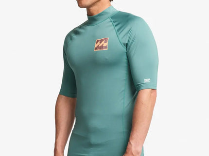 Billabong Billabong Heren Re Issue SS Lycra Shirt Sea Green