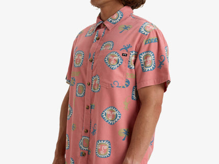 Billabong Billabong Heren Solana Shirt Dusty Pink