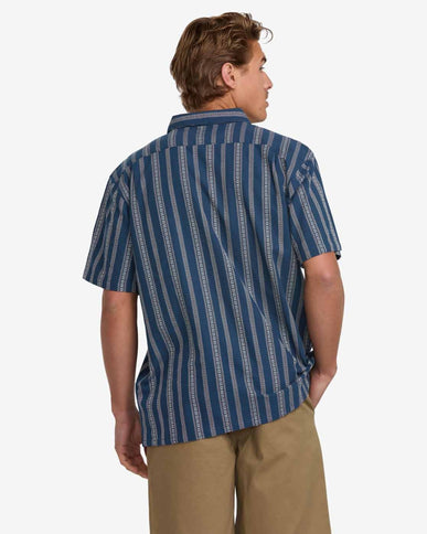 Billabong Billabong Heren Sundays Jacquard Shirt Midnight