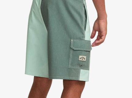 Billabong Billabong Heren Sunshine 17.5 Lo Tides Boardshort Green Tea