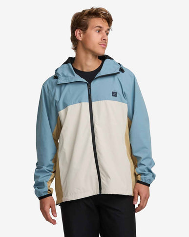 Billabong Billabong Heren Transport Windbreaker Jacket Glacier Blue