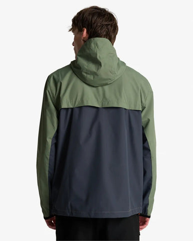 Billabong Billabong Heren Transport Windbreaker Jacket Ombre Blue