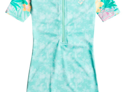 Billabong Billabong Kinder Billie Logo Combi SS Swimsuit - Light Lagoon