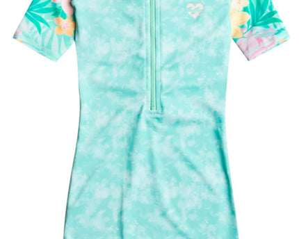 Billabong Billabong Kinder Billie Logo Combi SS Swimsuit - Light Lagoon