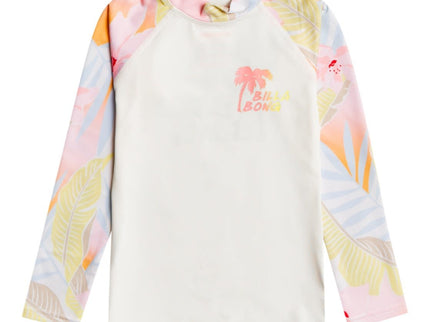Billabong Billabong Kinder Billie Logo LS Lycra Salt Crystal