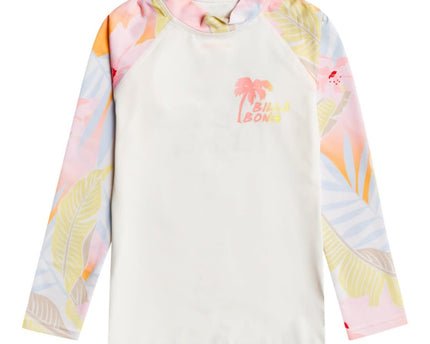 Billabong Billabong Kinder Billie Logo LS Lycra Salt Crystal