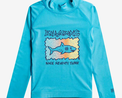 Billabong Billabong Kinder Sharky LS Lycra Bright Blue